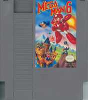 Free download Mega Man 6 [NES-G6-USA-1] (Nintendo NES) - Cart Scans free photo or picture to be edited with GIMP online image editor